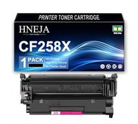 HNEJA 58X Black Toner Cartridges Compatible CF258X Toner Cartridge Replacement (with Chip) High Yield for HP M428dw M428fdn M428fdw M404dw M404dn M404n Printer,Black-1Pack