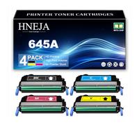 HNEJA 645A Toner Cartridge, C9730A C9731A C9732A C9733A Toner Cartridges | for HP 5550 5550n 5550dn 5550dtn 5550hdn 5500 5500n 5500dn 5500dtn 5500hdn Printer,4 Colors-1 Pack