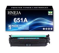 HNEJA 651A Toner Cartridge Replacement, Compatible CE340A CE341A CE343A CE342A Toner Cartridges for HP M775dn M775f M775z Printer,Cyan-1 Pack