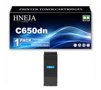 HNEJA C650dn Toner Cartridge | 9006130 9006127 9006128 9006129 Toner Cartridges for OKI C650dn Printer,Magenta-1 Pack