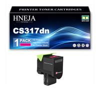HNEJA CS317dn Toner Cartridge, Compatible 71B2HK0 71B2HC0 71B2HM0 71B2HY0 | for Lexmark CX317dn CX417de CX517de CS317dn CS417dn CS517de Printer,Magenta-1 Pack