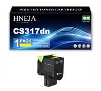 HNEJA CS317dn Toner Cartridge, Compatible 71B2HK0 71B2HC0 71B2HM0 71B2HY0 | for Lexmark CX317dn CX417de CX517de CS317dn CS417dn CS517de Printer,Yellow-1 Pack
