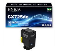 HNEJA CX725de / CX725dhe / CX725dthe Toner Cartridge | High Yield 84C2HKE 84C2HCE 84C2HME 84C2HYE Toner Cartridges Replacement,Cyan-1 Pack