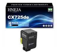 HNEJA CX725de / CX725dhe / CX725dthe Toner Cartridge | High Yield 84C2HKE 84C2HCE 84C2HME 84C2HYE Toner Cartridges Replacement,Black-1 Pack