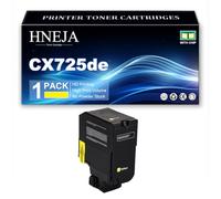 HNEJA CX725de / CX725dhe / CX725dthe Toner Cartridge | High Yield 84C2HKE 84C2HCE 84C2HME 84C2HYE Toner Cartridges Replacement,Yellow-1 Pack