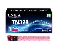 HNEJA TN328 Toner Cartridge Replacement, Compatible TN328K TN328C TN328M TN328Y Toner Cartridges for Konica Minolta Bizhub C250i C300i C360i C7130i Printer,Magenta-1 Pack