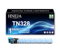 HNEJA TN328 Toner Cartridge Replacement, Compatible TN328K TN328C TN328M TN328Y Toner Cartridges for Konica Minolta Bizhub C250i C300i C360i C7130i Printer,Cyan-1 Pack