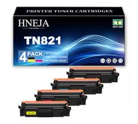 HNEJA TN821 Toner Cartridge | TN821BK TN821C TN821M TN821Y Toner Cartridges for Brother HL-L9430CDN HL-L9470CDN MFC-L9630CDN MFC-L9670CDN,4 Colors-1 Pack