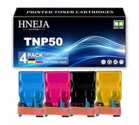 HNEJA TNP50 K/C/M/Y Toner Cartridges for Konica Minolta Bizhub C3100P Printer, A0X5154 A0X5454 A0X5354 A0X5254 Toner Cartridge Replacement,4 Colors-1 Pack