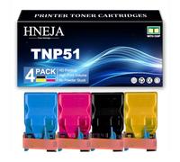 HNEJA TNP51 Toner Cartridge, Compatible A0X5155 A0X5455 A0X5355 A0X5255 Toner Cartridges for Konica Minolta Bizhub C3110 C3110P Printer,4 Colors-1 Pack
