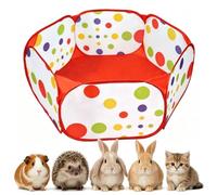 HNF3ZX Pop-Up Small Animal Playpen, Foldable Run for Hamster & Guinea Pig | Fold-and-go portable design for indoor use & short-distance travel