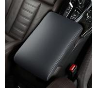 HNGJB Car Armrest Box Pad for Volvo XC40 XC60 XC90 V60 V90 V40 S60 S90 Leather Car Armrest Seat Box Cover Protector Waterproof Center Console Cover Pad Decoration Accessories,Black