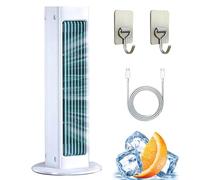 HNGKGJBL Breezamax, 2025 Breeze Max Air Cooler, Qinux Brizaac, Beat the Scorching Heat & Humidity Instantly, Small and Compact Ultra Quiet Energy Efficient, with Hook Remote Control(A White)