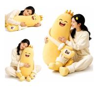 HNGKGJBL Eggplant Mango King Hugging Pillow, Smart Mango Patting Pillow for & Sleep Aid, Patting Pillows with Heating, Partner Plush Comfort Pillows for Side Sleepers(A Mango,M)