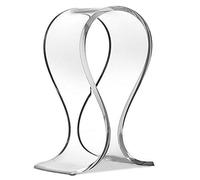 HNGM Headphone stand Universal U Shape Acrylic Headphone Stand Earphone Hanger Display Shelf Rack Bracket Desk Portable Earphone Accessories (Color : Clear)