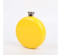 HNGM Hip flask set 5oz Portable Stainless Steel Hip Flask Flagon Whiskey Wine Pot Round Stainless Steel Bottle+Travel Tour Drinkware Wine Flask (Color : A)