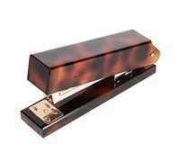 HNGM Stapler Acrylic Desktop Stapler Leopard Print Desk Accessories Printing Book Binding Stapler (Color : Tortoise)