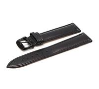 HNGM Watchstraps Leather 14mm, 16mm, 18mm, 20mm, 22mm, 24mm Men's and Women's Straps Leather Straps (Band Color : Black BK)