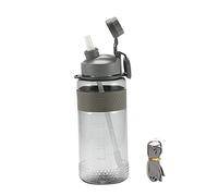HNGM Water Bottle Sport Water Bottles Portable Gym Anti-fall Leak-proof 1000ml Large Capacity Fitness Kettle Plastic Drink Bottle BPA Free water bottle (Color : A)