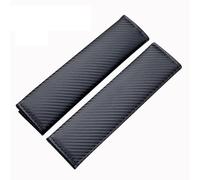 HNHPY 2 PCS Car Seat Belt Pad Cover for Land Rover Discovery 4 /Discovery Sport/FreeL-a-nder, Leather Auto Seatbelt Soft Comfort Shoulder Padding Protector Interior Accessories,A-Black