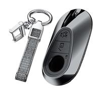 HNHPY Car Key Cover Case for Mercedes Benz Classe C S W223 W206 EQS 450 500 580 E53 AMG S350L S500L, Key Fob Key Case Cover Shell Car Key Cover Case Key Card Case Buttons Key Protection,Noir B
