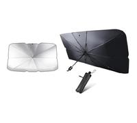 HNHPY Car Windscreen Sun Shade for Audi TT FV / 8S TT RS Roadster 2018-2022 2023 2024 2025, Umbrella UV Protection Visor Heat Insulation Foldable Car Front Windshield Sunshade