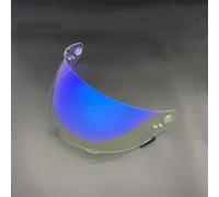 HNHPY Motorcycle Helmet Visor for Bell Qualifier DLX/Vortex/Revolver/RS-2 RS-1, Scratch Resistant Protective Helmet Viseira Capacete High Clarity Windproof Replacement,normal-F Aurora Blue