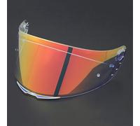 HNHPY Motorcycle Helmet Visor for MT V-14, Scratch Resistant Protective Helmet Viseira Capacete High Clarity Windproof Replacement,normal-A Aurora Red
