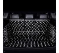 HNJDM Car Leather Rear Boot Mats for VW T-Cross 2019+(Lower Level),Waterproof Anti-Slip Anti-Dirty Full Coverage Trunk Protector Carpets Liner Tray Carpets Accessories,Black-White