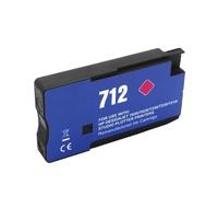 HNJFXCRO 712XL Ink Cartridge Compatible Compatible With HP712 3ED71A Compatible With DesignJet T210 T230 T250 T650 T630 Inkjet Printer Color(1pcs Magenta)