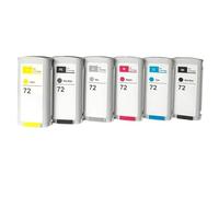 HNJFXCRO Compatible 72 Ink Cartridge With Chip Compatible With T610 T620 T770 T790 T795 T1100 T1120 T1200 T1300 T2300(1Pack-Matte Black)