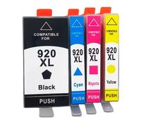 HNJFXCRO Compatible Ink Cartridge 920 920XL For Printers Like Officejet 6000 6500 6500 Wireless 6500A 7000 7500
