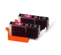 HNJFXCRO Compatible Ink Cartridge PGI-525 CLI-526 Compatible With MG6150 Printer(2pcs C-526 M)