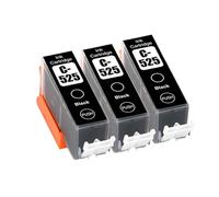 HNJFXCRO Compatible Ink Cartridge PGI-525 CLI-526 Compatible With MG6150 Printer(3pcs C-525 BK)