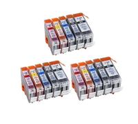 HNJFXCRO Compatible Ink Cartridges Compatible With DAT PGI-520 CLI-521 Compatible With IP 3600 4600 4700 MP 540 550 560 620 630 640 980 MX860 Printer(3 sets)