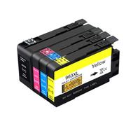HNJFXCRO Compatible Yield Ink Cartridges Set Compatible With OfficeJet Pro 9010 9012 9013 9014 9015 9016 9019 9020 9022 9023 9025 9026 1 To 5 Pack(963XL-1set)