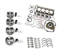 HNJFXCRO Engine Repair Kit 3PCS Piston Oversize 0.5MM 06H107065DD 06H103383AD Compatible With Q3 Q5 Seat EXEO Beetle (Car) OLF VI III