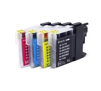 HNJFXCRO Ink Cartridge Compatible With LC980BK LC1100BK LC985BK LC990BK DCP-385C 387C DCP-195C 585CW 375CW MFC-990CW 6490CW 490CW 5890CN J615W(1SET)