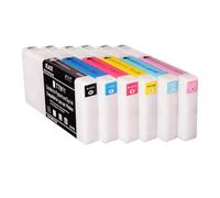 HNJFXCRO Ink Cartridge T7811 T7816 Compatible With Frontier S DX 100 - DX100 Printer 200ML Per Piece 6 Colors(T7812-C)