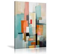 HNKDKJ Abstract Art Warm Colors Poster Home Decorative Canvas Painting Print Wall Art Picture for Living Room Decor Cuadros 60x80cm/24x32inch -Inner-Frame