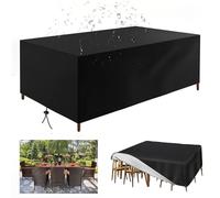 HNKDKJ Cover for Garden Furniture Waterproof Garden Furniture Covers 230x150x70cm(Height) Heavy Duty Oxford Fabric Garden Table Covers Rectangular Garden Storage Cover Garden Table and Chairs Cover