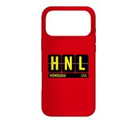 HNL Honolulu Hawaii USA Travel Souvenir Yellow Case for iPhone 17 Pro Max
