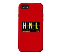 HNL Honolulu Hawaii USA Travel Souvenir Yellow Case for iPhone SE (2020) / 7/8