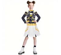 HNLAZJL Girls Kids Stage Outfit Pop Singers Dress Up Costume for 5-14 Years