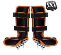 HNLIY Leg Support for Motorized Pedal Exerciser and Electric Mini Exercise Bike,Universal Soft Splint and Pedals 1 Pair Each,Gray