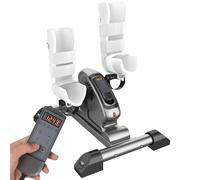 HNLIY Motorized Pedal Exerciser Bike with Leg Support,Mini Electric Under Desk Exercise Physical Therapy Workout Peddler Exerciser Assisted Recovery Equipment for Arm, Knee,Foot Injuryer,Elderly