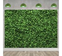 Hnmdmyi 6x4FT Greenery Backdrop Nature Green Leaves Grass Wall Photography Background Jungle Theme Bridal Baby Shower Birthday Wedding Party Decorations Banner Photo Booth Props