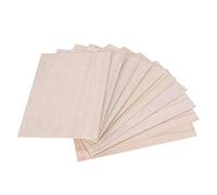 Hnmodter 10Pcs Balsa Wood Sheets Wooden Plate 150 * 100 * 2mm For Craft DIY