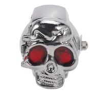 Hnmodter Red Eyes Design Stretchy Quartz Ring Watch for Lady Men