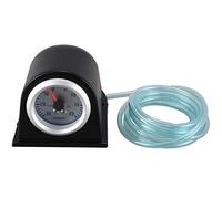 Hnmodter Turbo Boost/Vacuum Gauge Meter for Car 2" 52mm 0-30in. / 0-20PSI Orange Light With Single Gauge Meter Pod Holder